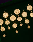 Baby GRATITUDE Coin Pendant in 10k Gold