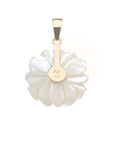 JW x Lewis Miller Carved Anemone Flower Pendant in Mother of Pearl