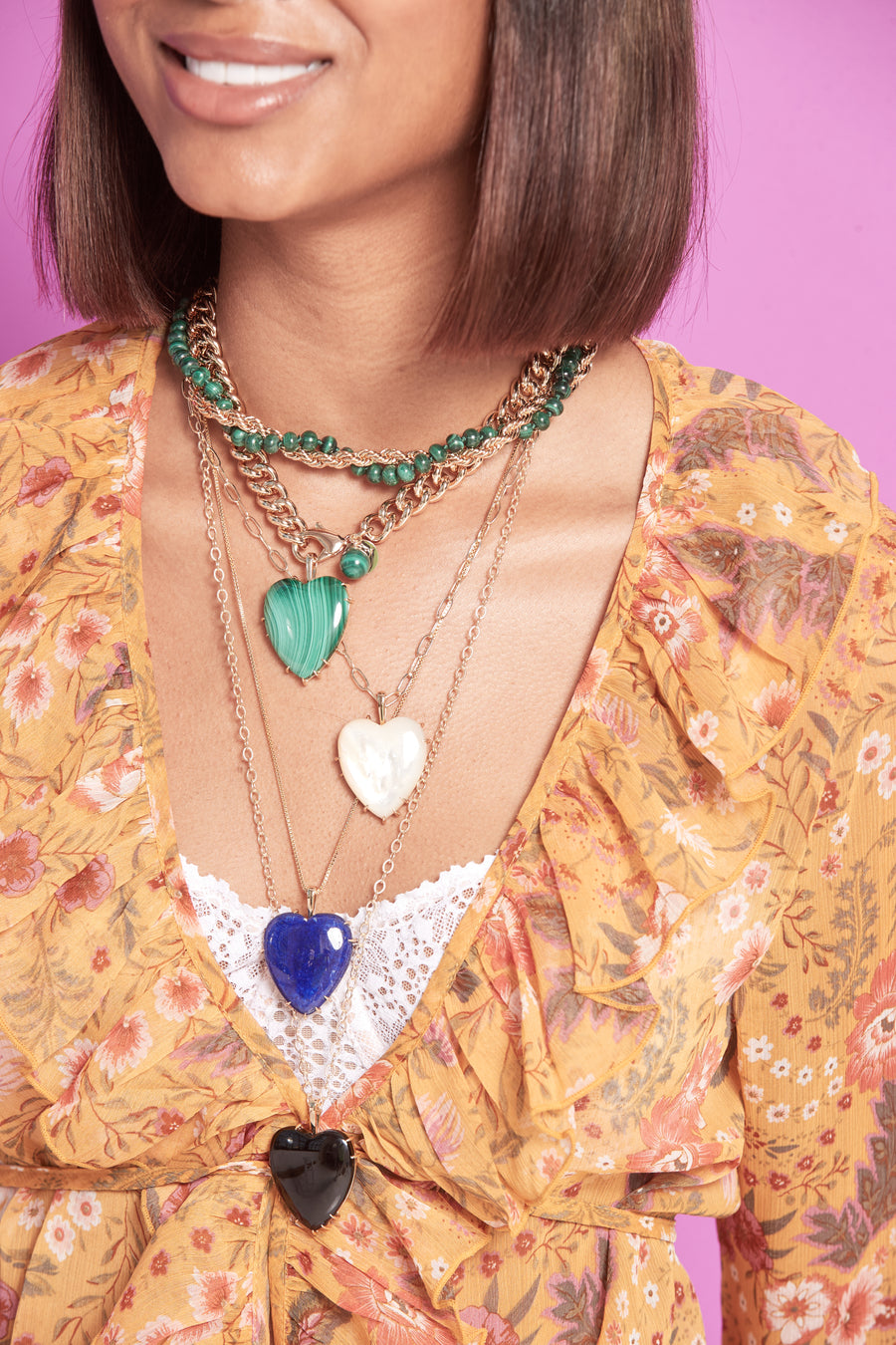 LOVE Carry Your Heart Pendant in Onyx