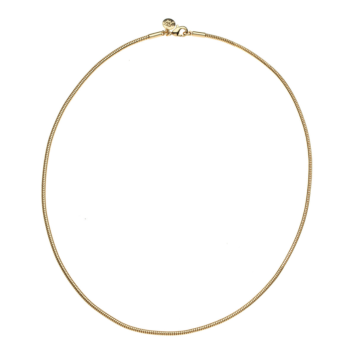 Thin gold snake chain 