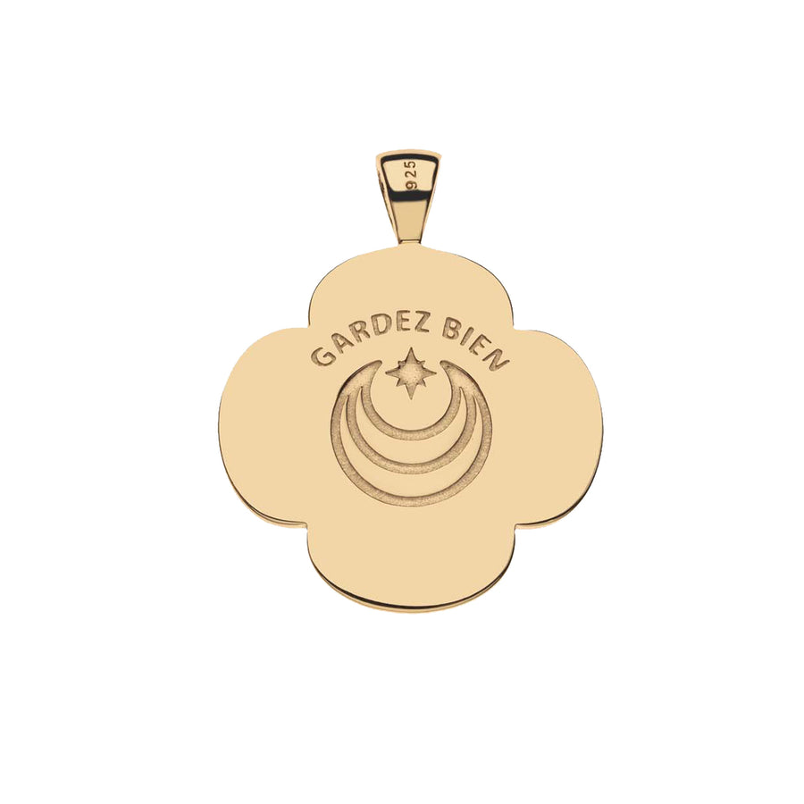 PROTECT JW Scarab Quatrefoil Pendant