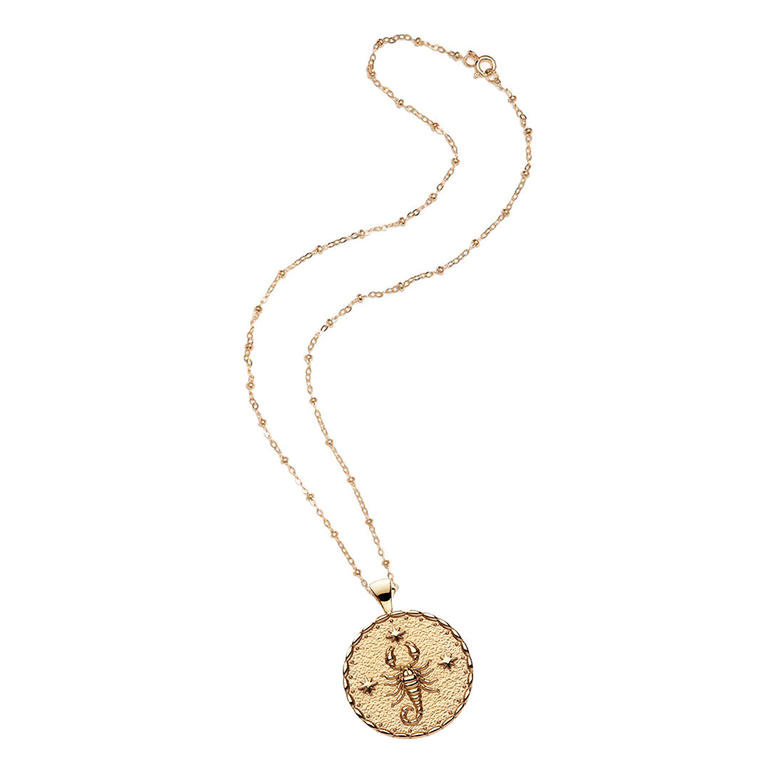 What's Your Sign? Gold over Silver Scorpio Engraved Zodiac Nameplate  Necklace - Walmart.com