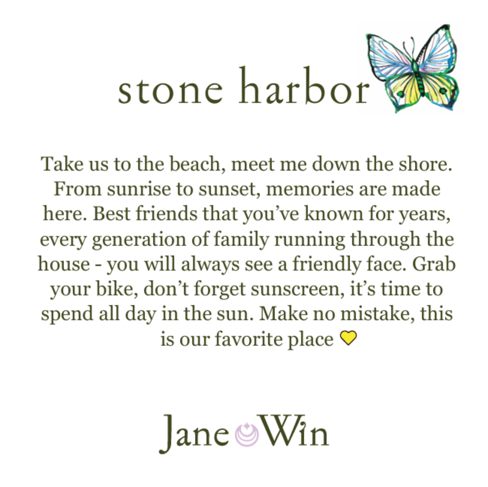 STONE HARBOR JW Original Pendant Coin