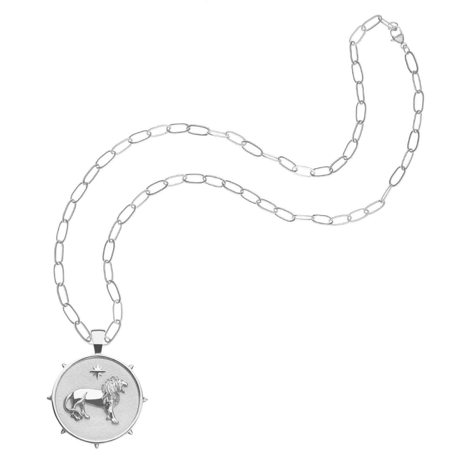 COURAGE JW Original Pendant Coin in Silver