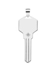 FOREVER Engravable Key Pendant in Silver