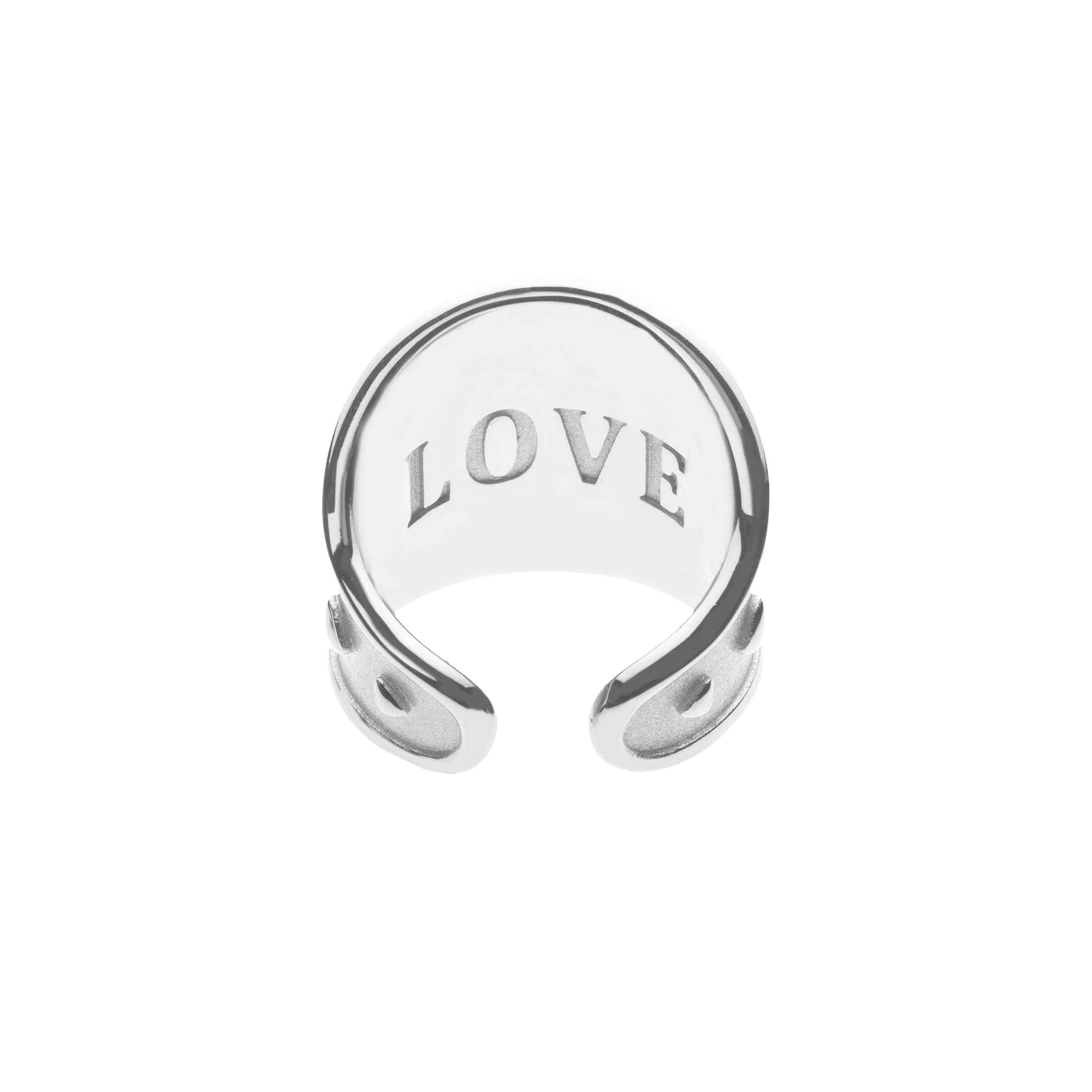 LOVE Cigar Band Ring in Silver – Jane Win Jewelry