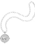 LUCKY JW Original Pendant Coin (Bonne Chance) in Silver