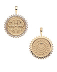 SISTERS Forever Petite Embellished Coin Pendant