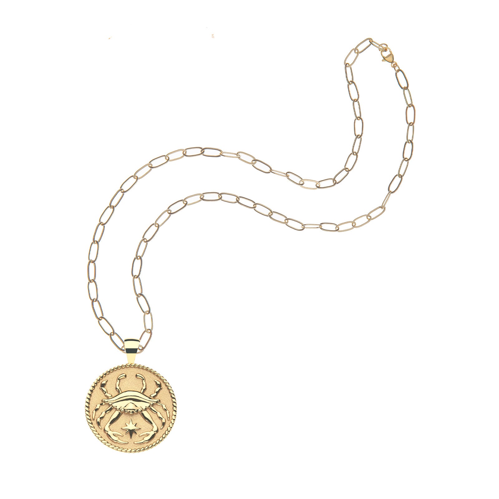 Pendant Coin Necklace Location - STONE HARBOR – Jane Win Jewelry