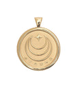 STRONG JW Original Pendant Coin (Anchor) in Solid Gold