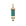 Sun ray pendant made of carved malachite slab with pointed gold tip and gold cap and bail with pink tourmaline details