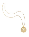 Strong over the horizon coin on the classic rolo chain