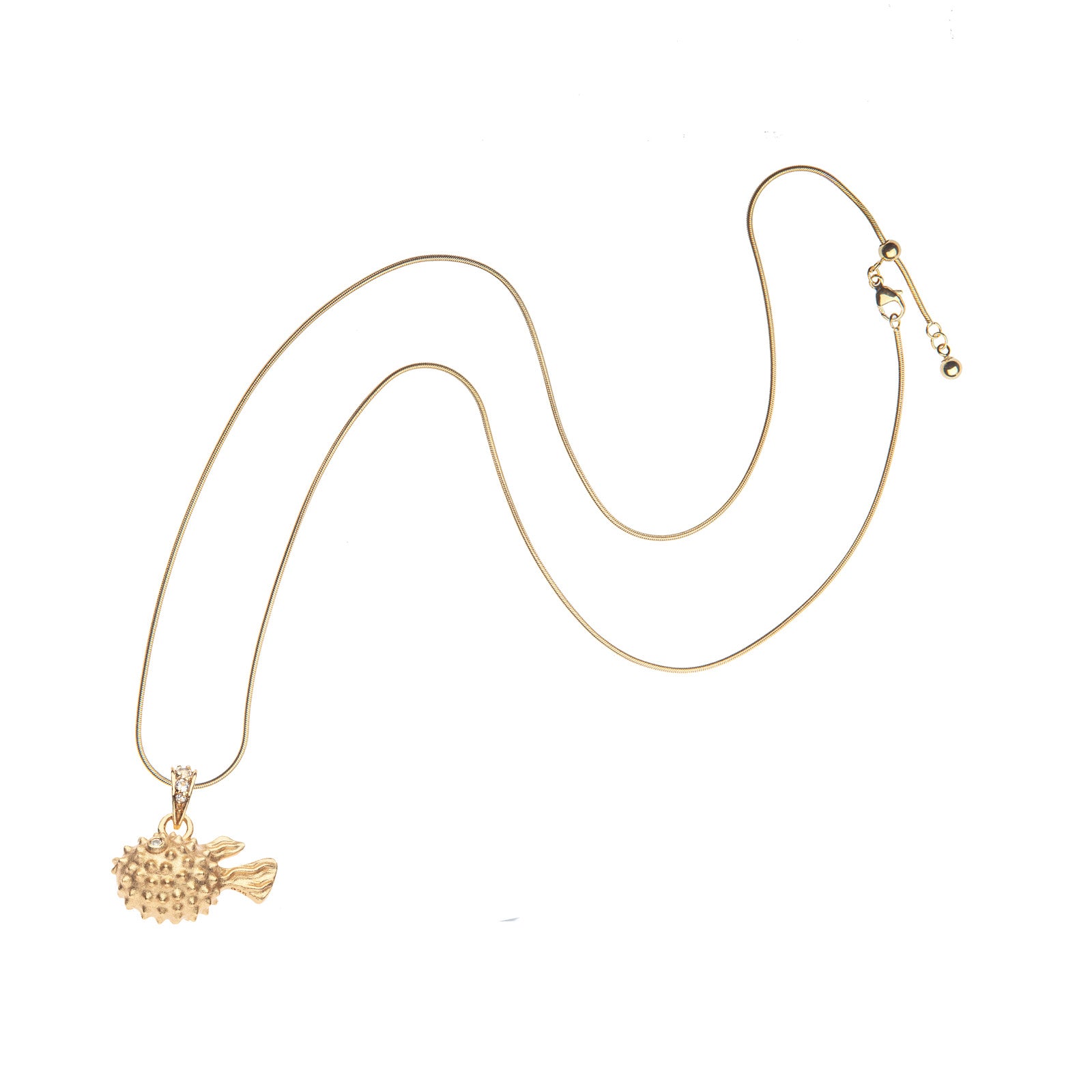 STRONG Puffer Fish Pendant