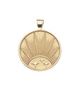 STRONG JW Original Pendant Coin (Rising Sun) in Solid Gold