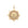 Gold sun face pendant featuring mother of pearl detail on border