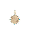 STRONG Petite Embellished Coin (Rising Sun)