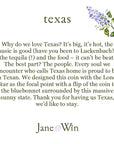 TEXAS JW Original Pendant Coin in Solid Gold