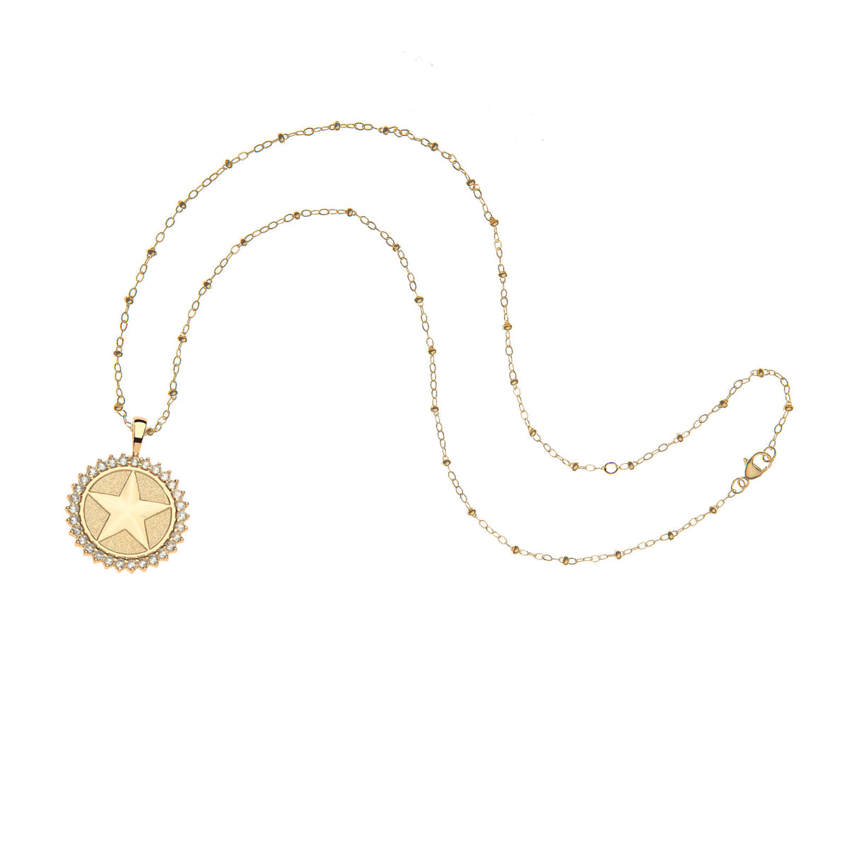 Texas petite embellished coin on the satellite chain