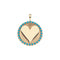 LOVE Embellished Hearts Find Me in Turquoise