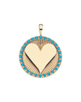 LOVE Embellished Hearts Find Me in Turquoise