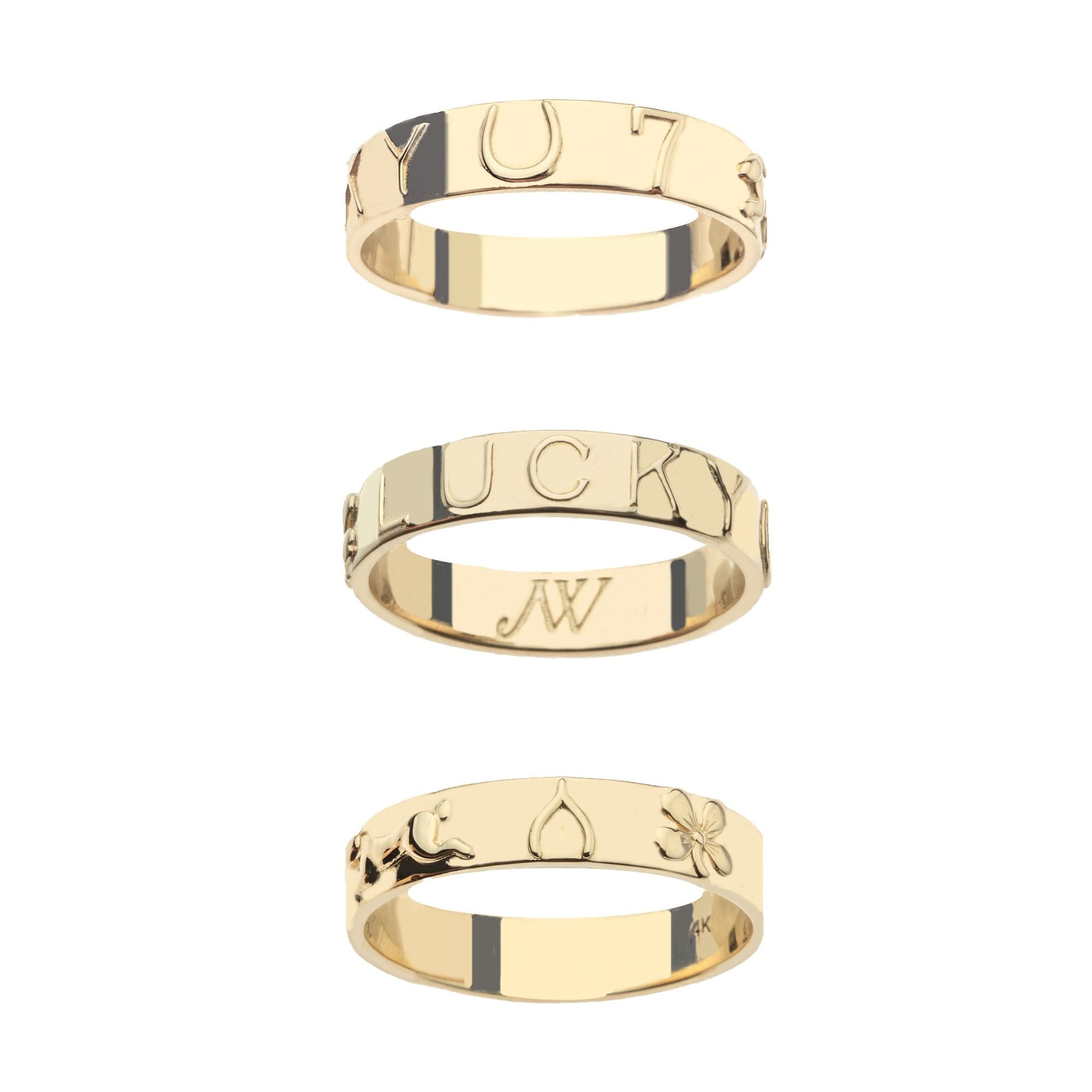 LUCKY Stacking Ring