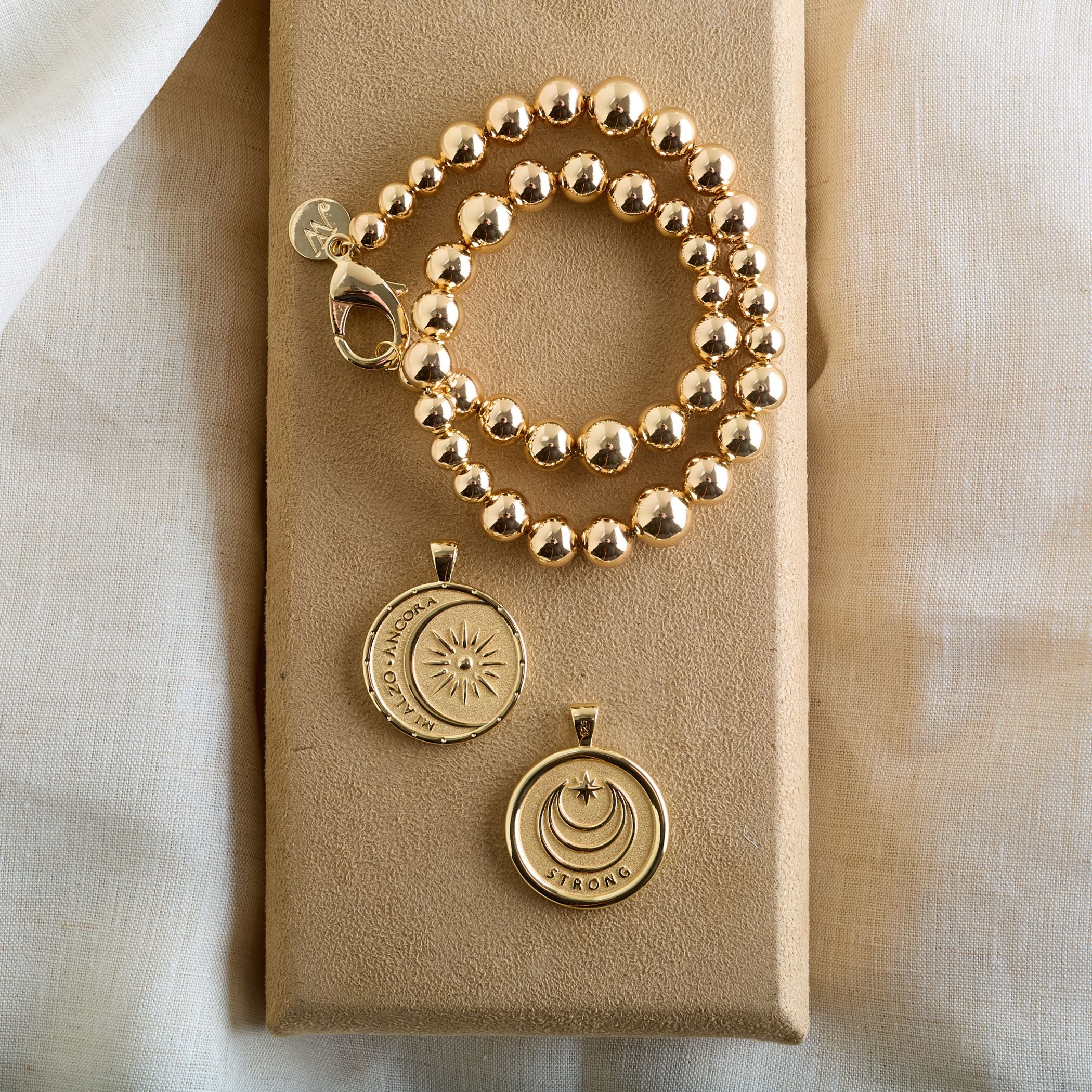Sun Reflection Beaded Necklace – Jane Win Jewelry