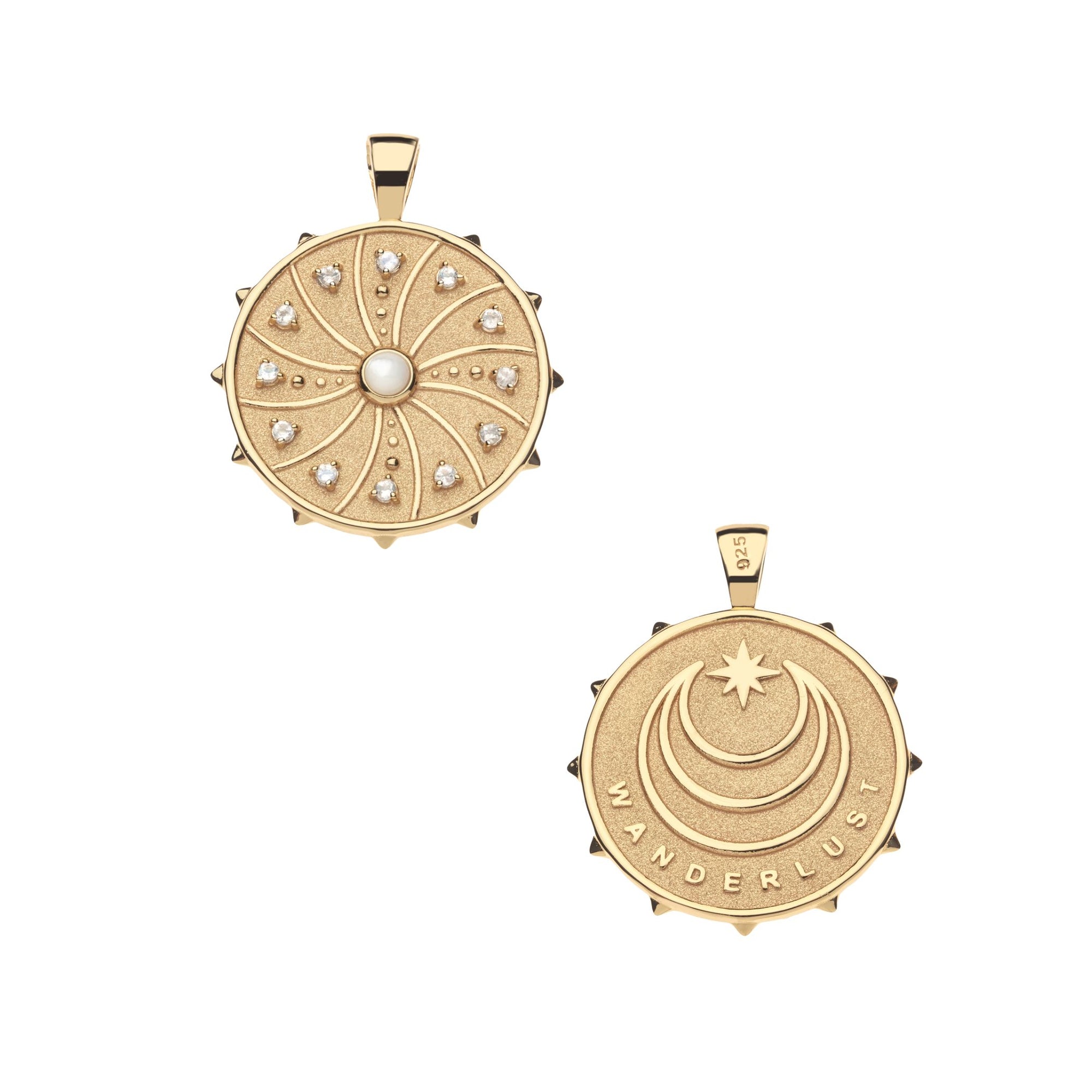 WANDERLUST Sun Flare JW Original Pendant Coin