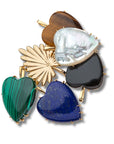 LOVE Carry Your Heart Pendant in Tiger's Eye