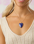 LOVE Carry Your Heart Pendant in Lapis
