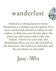 Jane Win Wanderlust card and meaning