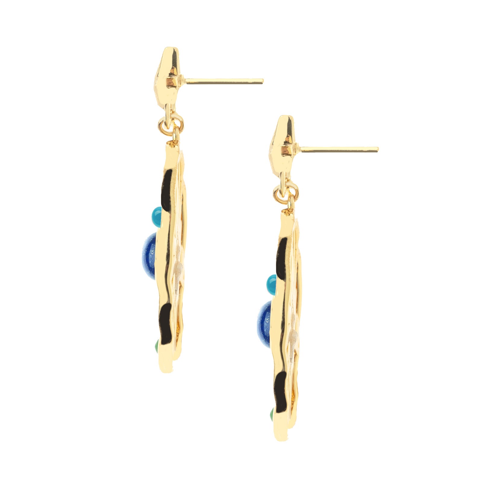 Side view of wanderlust earrings 