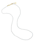 JW x House of Harris Rice Pearl Necklace in 10k Gold