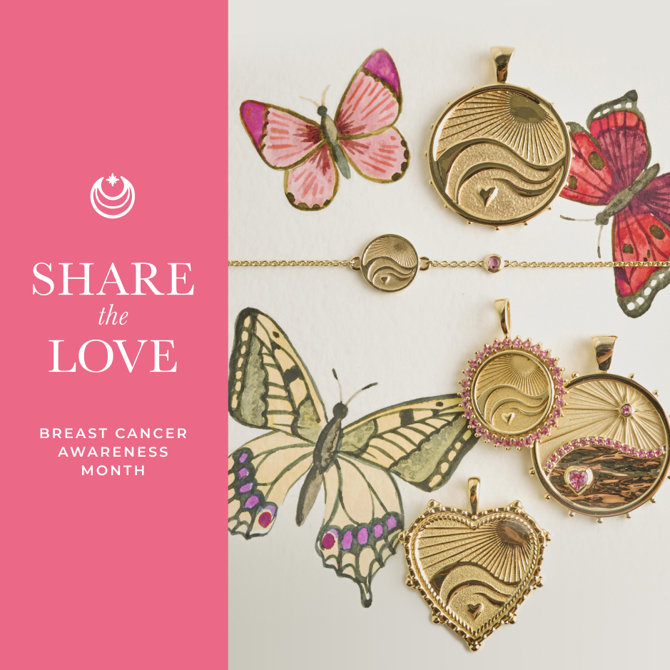 Image of share the love jewelry items with the words Share the Love