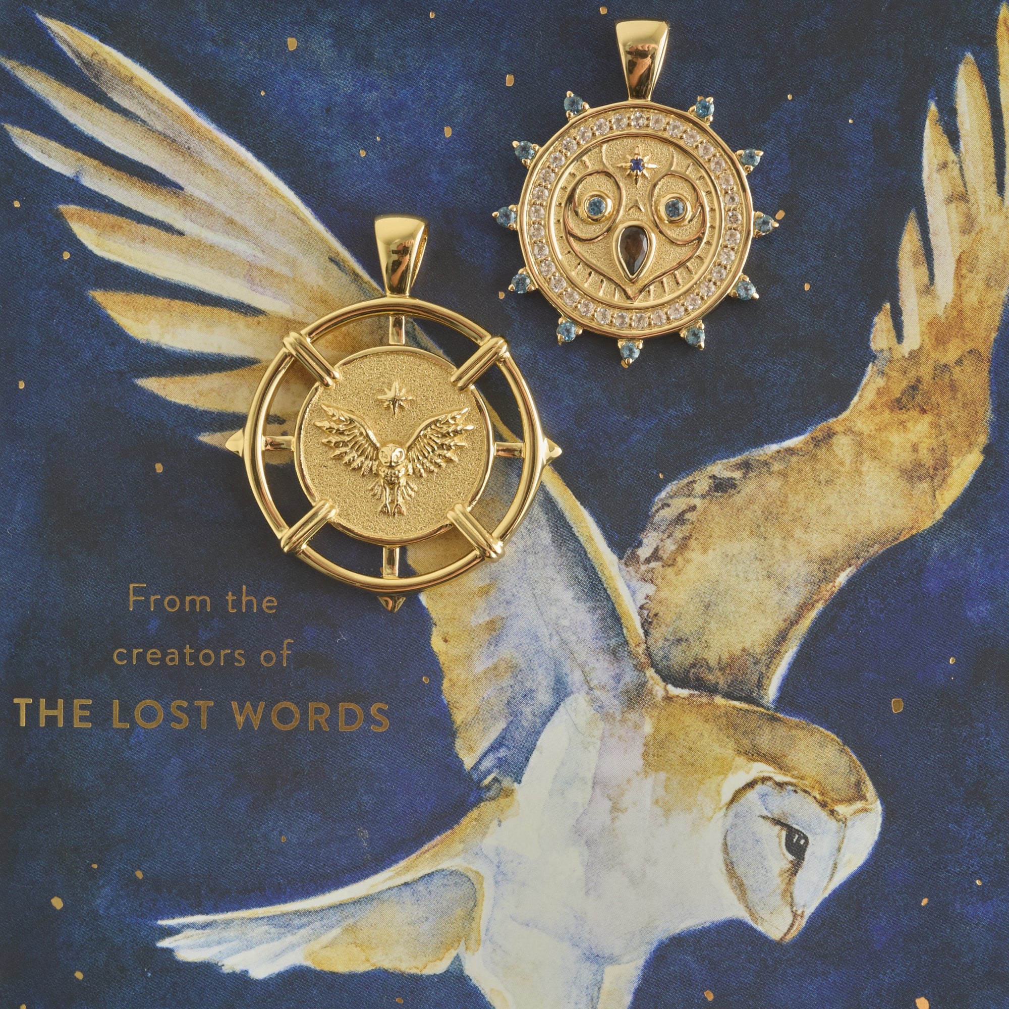 GRACE Owl JW Original Pendant Coin