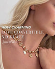 How Charming LOVE Convertible Necklace