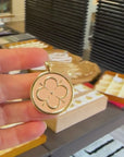 LOVE JW Original Pendant Coin in Pale Dogwood Enamel