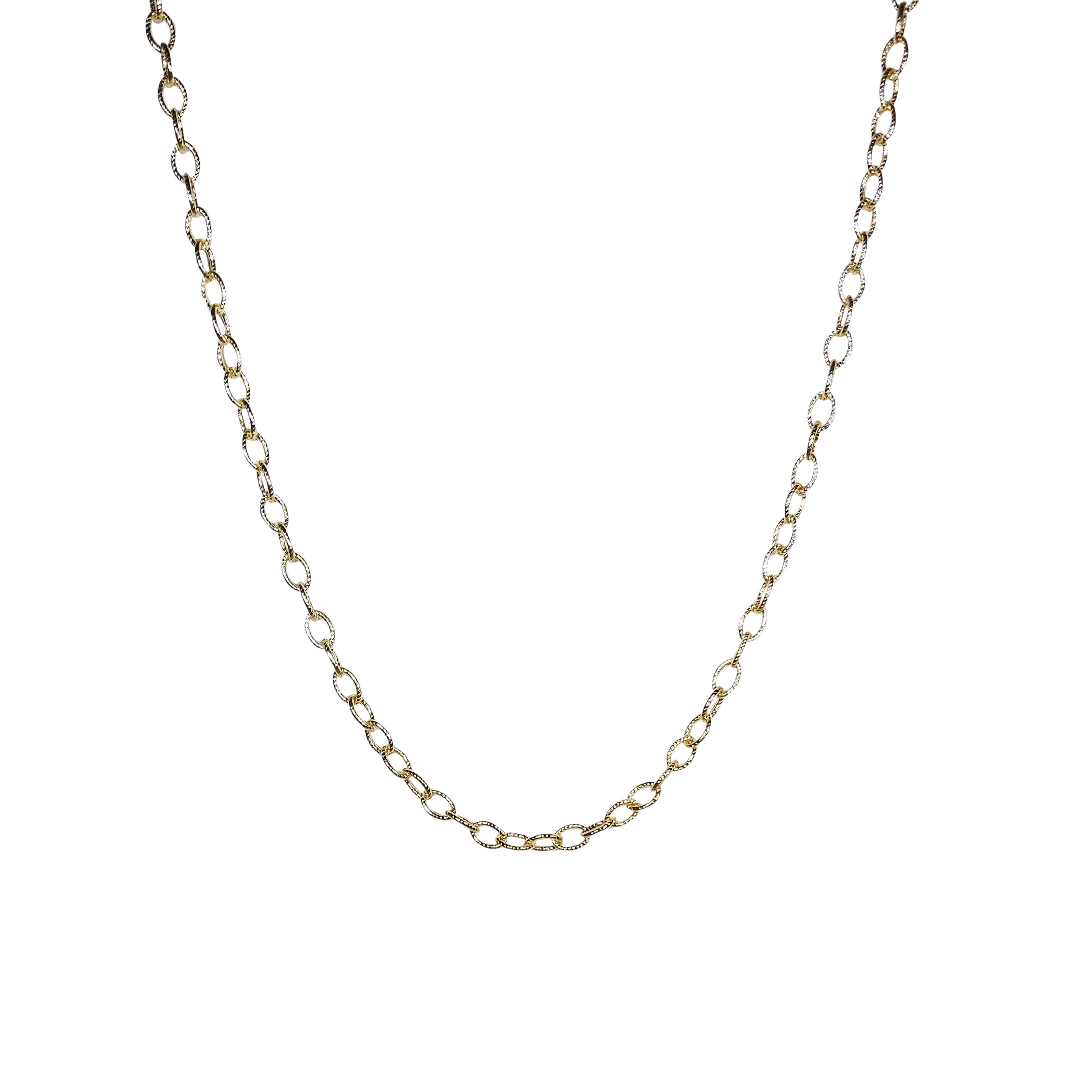 Mini Twist 32 inch Link Gold Filled Chain Jane Win Jewelry