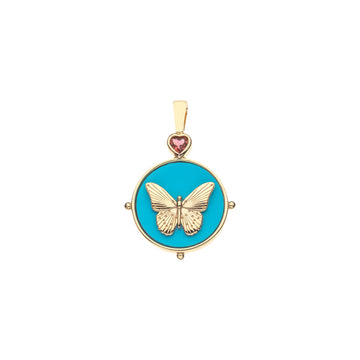 FREE Turquoise Butterfly Pendant