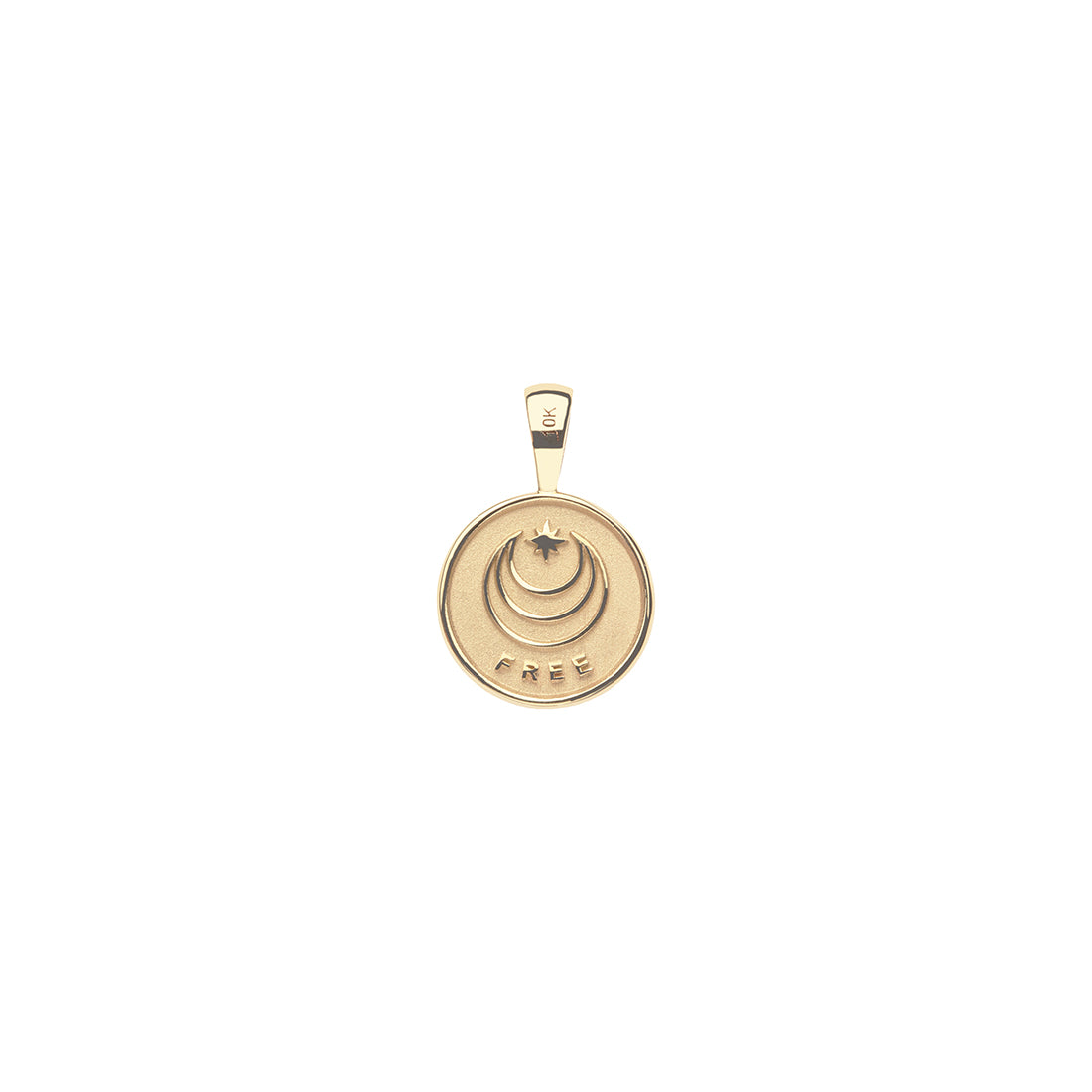 Baby FREE Coin Pendant 10k