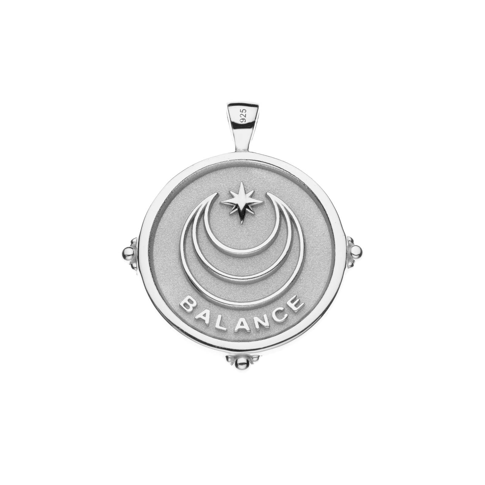 BALANCE JW Original Pendant Coin in Silver