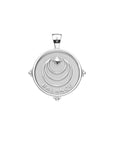 BALANCE JW Small Pendant Coin in Silver