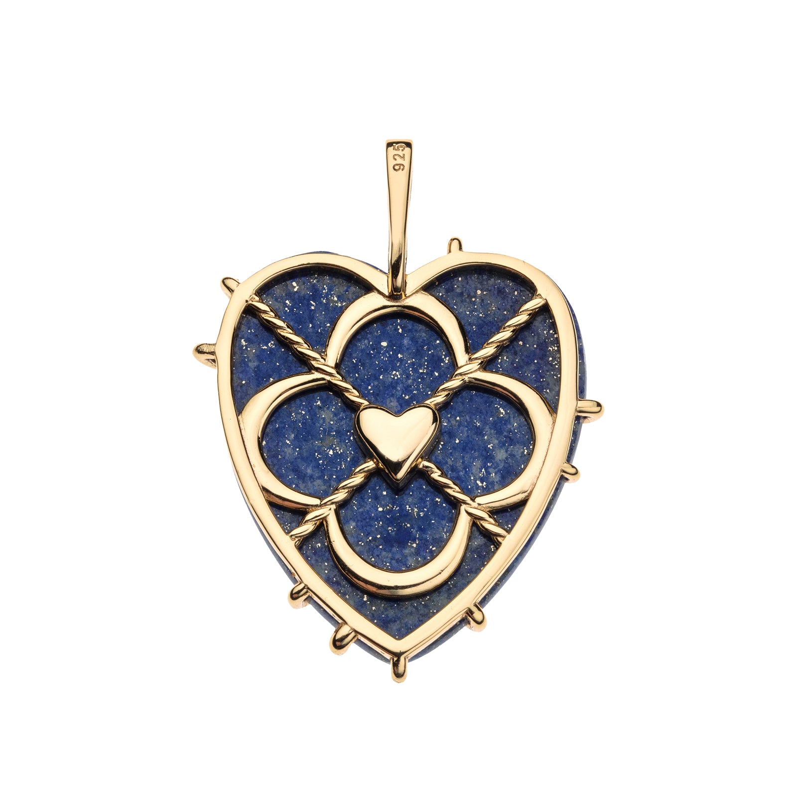 LOVE Carry Your Heart Pendant in Lapis