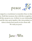 PEACE JW Original Pendant Coin