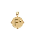 JW Letter Coin Pendant