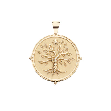 FAITH JW Original Pendant Coin in Solid Gold