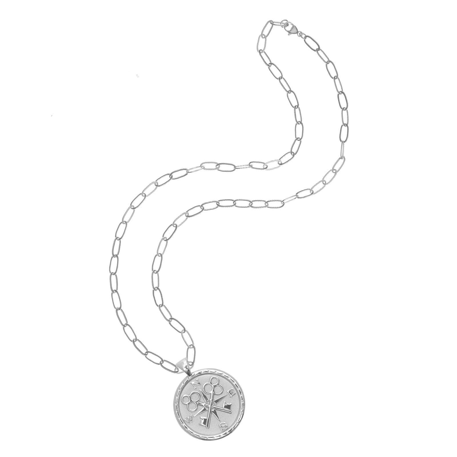 FOREVER JW Original Pendant Coin in Silver