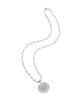 FOREVER JW Small Pendant Coin in Silver