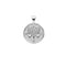 FOREVER JW Small Pendant Coin in Silver