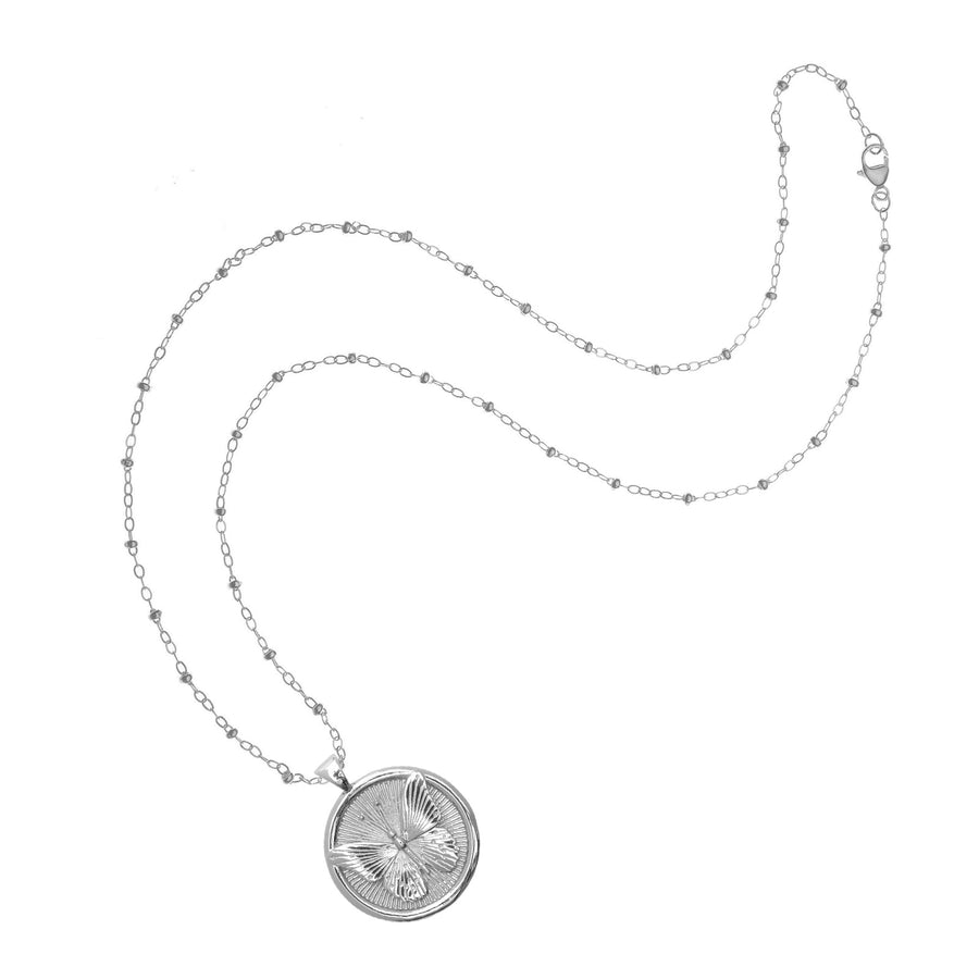 FREE JW Small Pendant Coin in Silver