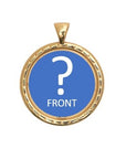 JW Custom Pendant Coin 14k Gold